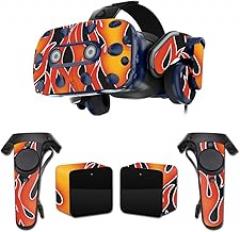 MightySkins Skin Compatible with HTC Vive Pro VR Headset - Hot Flames | Protective, Durable, and Unique Vinyl Decal wrap Cover | Easy to Apply, Remove, and Change Styles | Made in The USA