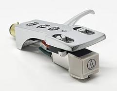 Cartridge, conical Stylus, Needle with mounting Bolts and Chrome Headshell for Stanton T120, T60, T80, T90, T62, T92, ST150, T92 USB, ST100, STR8100, STR880, STR890