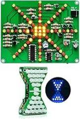 Gikfun Soldering Practice DIY Kit Electronic Hourglass LED Flashing Light