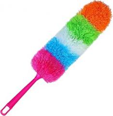 20-Inch Microfiber Hand Duster, Car Interior Detailing Duster, Rainbow Feather Duster for Car, Home, Office Cleaning