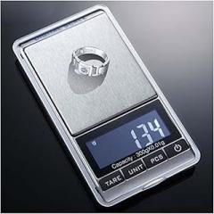 Electronic Jewelry Scale 300g/0.01g Accuracy LCD Digital Scale Gram Pocket Scale Lab Counting Function Weight Balance with 7 Units (Size : 300g/0.01g)