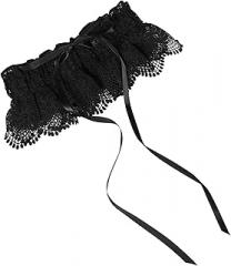 Milisten Women’s Wide Lace-up Waist Belt Black Elastic Corset Bandage Belt for Dresses Skirts Adjustable Waist Cincher Accessory