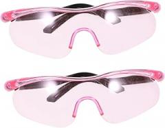 KICHOUSE 2pcs Boys and Girls Protective Eyewear Scratch Resistant for Outdoor Sports Electronic Use Safety Sunglasses for Boy Girl