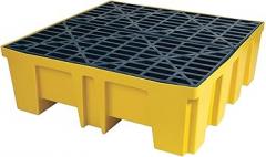 Brady SPC SC-DP4 Spill Pallet, 4 Drum, 52