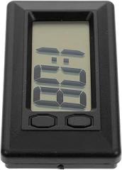 Mini Electronic Clock Ultra-Thin LCD Digital Display for Vehicle Dashboard Home Use Easy to Read Stylish Design Convenient Tracking Self-Adhesive Installation