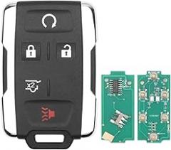 Type 5 | 5 Buttons | Remote Car Key M3N32337100 315Mhz for Silverado 1500 2500 3500 2014 2025 2025 2025 2025 for 3/4/5/6 Button New 2026 High for Reliable Electronic Component