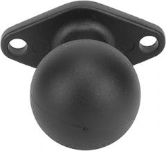 Keenso Marine Ball Base, Grade Aluminum Alloy 1.5 Inch Ball Mount Base, Universal with Plate, Compatible with Electronic Devices