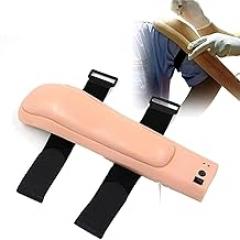 Intradermal Injection Training Arm, Electronic Upper Arm Muscle Injection Training Model with Lights and Alarm Sound Prompts, Wearable Intradermal Injection Training Pad for Students