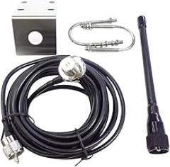 VIHF Angten 156-163Mhz Rubber Waterproof Mast Aerial with 5M RG-58 Cable for Boat Sailboat Yacht New 2026 High for Reliable Electronic Component, Precision, Stable Performance