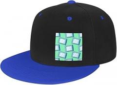 MULIHU Seamless Patterns for Electronic Tablets Snapback Hat Flat Bill Hat Baseball Cap for Men Women Flat Brim Hats