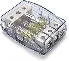 Orion Cobalt DBF1434 Power Distribution Block, One 4/8 Gauge Input for Three 4/8 Gauge Output, Mini ANL Fuse Holder for Car Audio Amplifier | Auto Parts, Automotive, Marine (100A Fuses Included)
