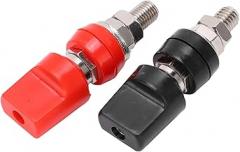 Precision Machined Copper Terminal 100A Binding Post for Hardware Electronic Device, Easy Installation for Electronics and Industrial Equipment