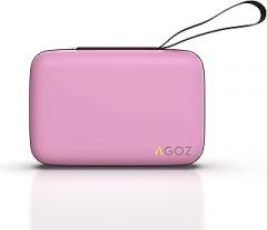 AGOZ Carrying Case Compatible with Freestyle Libre 2 Reader, Freestyle Libre 3 Reader, Travel Pouch Holster - Freestyle Libre Reader Protective Cover Holder with Wrist Strap (Purple)