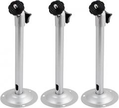 3pcs Wall Electronic security Mount CCTV System Housing Aluminum Alloy Mounting Bracket 88mm x 240mm