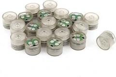 20 Pcs Security & Surveillance 3V-5V-6V-9V 16Ohm Clear Cylinder Shape Passive Electronic Horns & Sirens Buzzer 12mmx8mm
