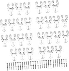 50pcs Versatile Outdoor Light Clips Led Strip Mounting Clips for Christmas Patio Rope Lights