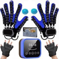 (Left&Right), Robot Rehabilitation Gloves, for Finger and Hand Function Recovery Equipment, Electronic Gloves, Hand Exercisers for Stroke Patients, Hand Strengthening Device for Hemiplegia.