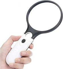Magnifying Glass with Light - Collectibles Magnifier Tool, Jewelry Magnifying Glass with High-Definition LED, Electronics Repairer Aid, Model Collector Lens for Watchmaker Students Workbench