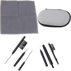 1Set Cleaning Kit with Practical Tools for Maintaining Hearing Amplifiers Includes Cleaning Brush Earpiece Cleaner and Protectors for Easy Use