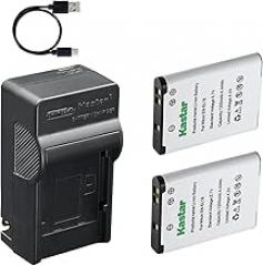 Kastar 2-Pack Battery and AC & USB-C Charger, Compatible with Nikon EN-EL19 Sony NP-BJ1 and Nikon Coolpix A100 A300 S32 S33 S3700 S5200 S5300 S6500 S7000 W100 W150 and Sony DSC-RX0 Digital Cameras