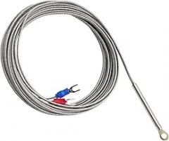 5mm Hole Washer Temperature Sensor Type K Thermocouple 0.5m 1m 2m 3.0m 4m Braided Cable 1Pcs(K Type 0.5m)