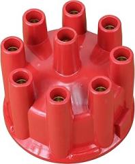 AIP Electronics Red Female Socket Terminal Ignition Distributor Cap Compatible with V8 Pro Billet Distributors OEM Fit CAP1013-R