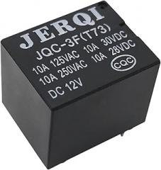 24V 10A 5-Foot 4-Foot Device T73 Electronic Circuit Board Relay JQC-3F Copper Point Small Magnetic Relay *5PCS