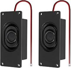 2Pcs Audio Speaker 3 Watt 8 Ohm Speaker 8ohm 3W Loundspeaker JST-PH2.0 Interface Speaker for Small Electronic Projects Advertising Machines LCD TV Monitors