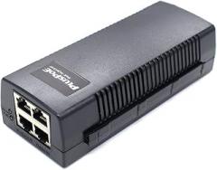 PLUSPOE 48 Volt Power Over Ethernet PoE Injector Adapter with 2-Ports PoE Out Max 48 watts for 2 IP Cameras, VOIP Phones or Access Points and Other 10/100M 802.3af Devices