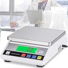 Precision Electronic Laboratory Balance Scale - Industrial Weighing Tabletop Scale for Counting, Kitchen, Jewelry, and Scientific Use - High Accuracy Balance for Various Applications ，5Kg