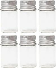 We R Memory Keepers 0633356604259 Bottle Storage & Decor-Medium Glass Jars (6 Piece), Multi