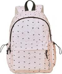 HONKEWN book bag Nylon Foldable Travel Backpack Print Casual Daypack for Youth Student Upper Group Work waterproof