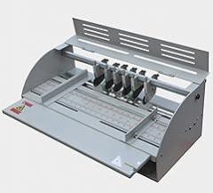 McbeAn 3-in-1 Electric Creasing Machine, 460mm Dotted Line Creasing Machine, 2 Indentation Tracks, 10m/min Speed, Precise Scale Design, for Documents, Cards, Photos, Invitations, Menus