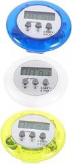 3Pcs Pocket Digital Timer with Display for Kitchen Cooking Baking Office Work Sports and Games Energy Saving Electronic Stopwatch in White Green Blue
