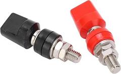 Terminal Power 100A Copper Terminal Binding Post with 4mm Plug, Easy Install and Long Service Life for Electronic Instruments, Inverters, Ships, Etc