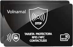 NFC RFID Blocking Cards Blocker for contactless Safe Cards Wallets Protector scan Proof Card Anti Theft Ultra Thin Minimalist Secure Bank Card Holder Bank Credit Card Holder, Black, Standard