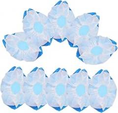 PRETYZOOM 50pcs Non- Breathable Shoe Covers for Indoor Use Non-woven Comfortable Fit for Adults for