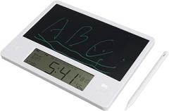 Desktop Electronic Calendar Writing Tablet with Reminder Function Rechargeable LCD Writing Pad for Office Home Use Plastic
