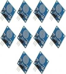 20pcs Digital Touch Capacitive Sensor Switch Module, 3-Pin (VCC/GND/SIG) for Arduino/Raspberry Pi, DIY Electronics, Home Automation