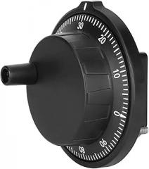 80mm 100PPR Bearing Axial Handwheel Electronic CNC Manual Pulse Generator Hand Wheel MPG Handwheel Encoder Mill Router