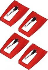 Turntable Replacement Electric Record Player Needle Set Conical Ceramic Abs Aluminum for Most Phonographs