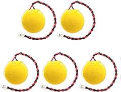 EEMB 5PACK 3.7V LIR2032 Rechargeable CMOS Battery with Wire Leads and MOLEX Wire Connector for Computer or Laptop Motherboard Battery - Rechargeable