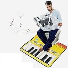 Bathroom Electronic Piano Acoustic Rugs, Bathroom Piano Mats - Entertainment Floor Keyboards, Novelty Piano Acoustic Rugs, Toddler Music Floor Mats