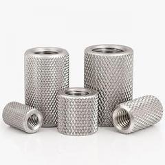 1 pcs 304 Stainless Steel knurled mesh Thumb nut,M5x10mm (Outer Diameter: 10mm) for Electronic Equipment Etc.