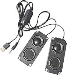 USB 3.5mm Small Computer Loudspeaker Portable Stereo Sound Surround Loudspeaker for Laptop Notebook Electronic Bass Computer