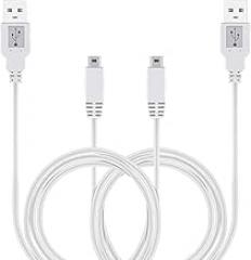 2Pack 10FT Charger Cable for Wii U Gamepad, AC Power Adapter Charger Cord for Nintendo Wii U Gamepad Remote Controller
