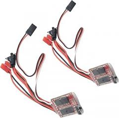 FainWan 2PCS RC-30A Brushed ESC Electronic Speed Controller w/Brake for RC Car Boat Tank