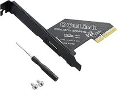 SinLoon PCIE to Oculink SFF-8612 Adapter PCI-Express 4.0 Oculink External Graphics Card with Slot Bracket (PCIE X4)