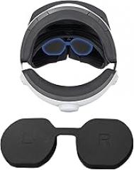 Lens Protective Cover for PS VR2, Anti-Dust Soft Silicone Lens Protective Cover for VR2 Headset with Cute P5 Controller Thumb Grips