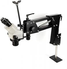 Jewelry Microscope Stand,77mm/3''' Microscope Stand Inlaid Mirror Multi-Directional Micro-Setting for Diamond, Universal Microscope Jewelry Inlaid Stand((Microscope Stand + Microscope)